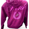 Victorias Secret Pink Fleece Hoodie Maroon Burgundy Womens