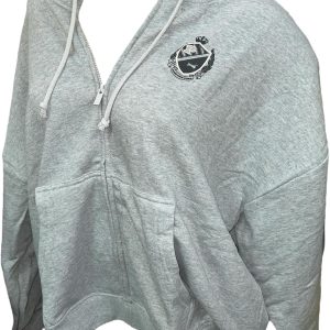 Victoria's Secret Pink Ivy Fleece Hoodie Gray XXL Womens-0
