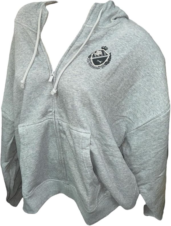 Victoria's Secret Pink Ivy Fleece Hoodie Gray XXL Womens-0
