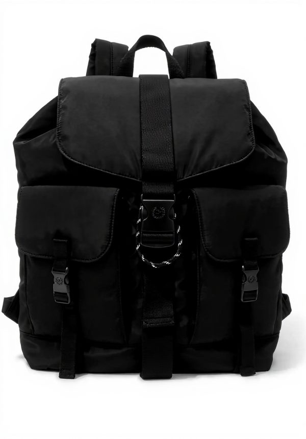 Victorias Secret Pink Nylon Cargo Backpack Black Women