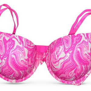 Victorias Secret Pink Push Up Bra Tie Dye Smooth Comfort