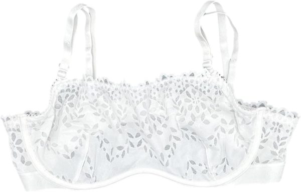 Victoria's Secret Pink Lace Unlined Bralette Women's-0