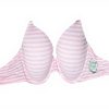 Victorias Secret Push Up Bra Womens Lingerie Pink Stripe