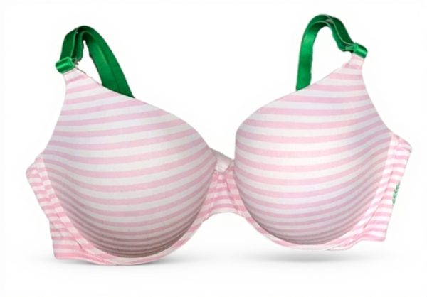 Victorias Secret Push Up Bra Womens Lingerie Pink Stripe