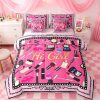 Makeup Bedding Set Queen Castle Fairy Microfiber Glitter-0