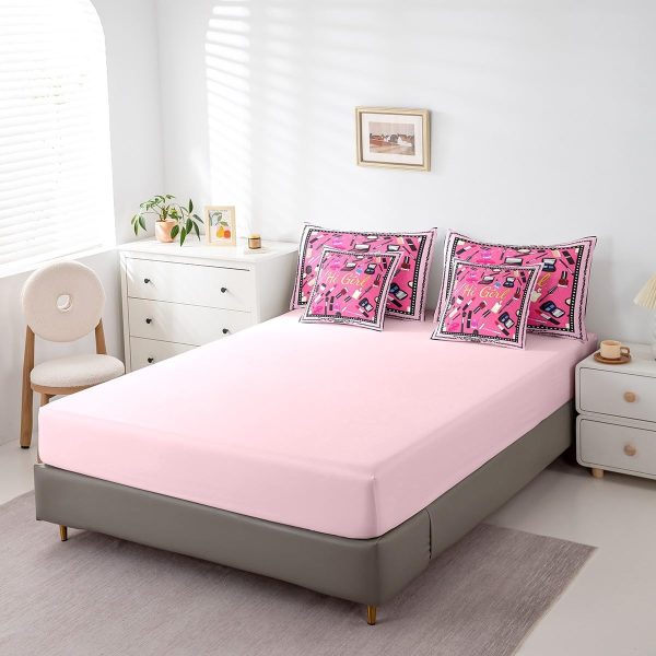 Makeup Bedding Set Queen Castle Fairy Microfiber Glitter-5