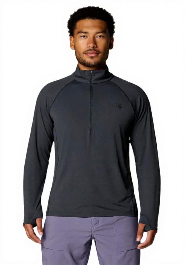 Mens Hiking Shirt Mountain Hardwear UV Protection Moisture