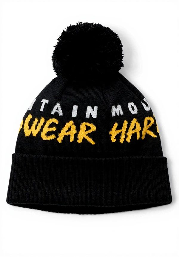 Mountain Hardwear Beanie Black Ribbed Pom Unisex