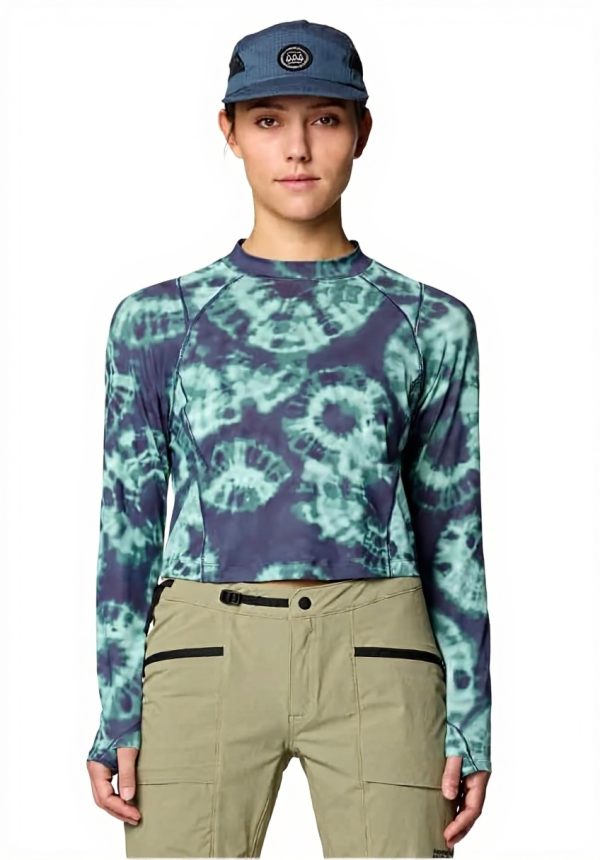 Womens Rash Guard Shirt Mountain Hardwear UV Protection Crop