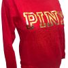 Pink Everyday Campus Lounge Sweatshirt Women Red XS