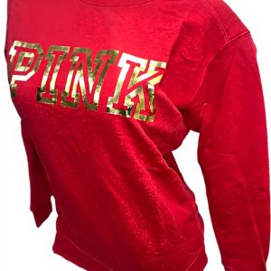 Pink Everyday Campus Lounge Sweatshirt Women Red XS