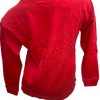 Pink Everyday Campus Lounge Sweatshirt Women Red XS