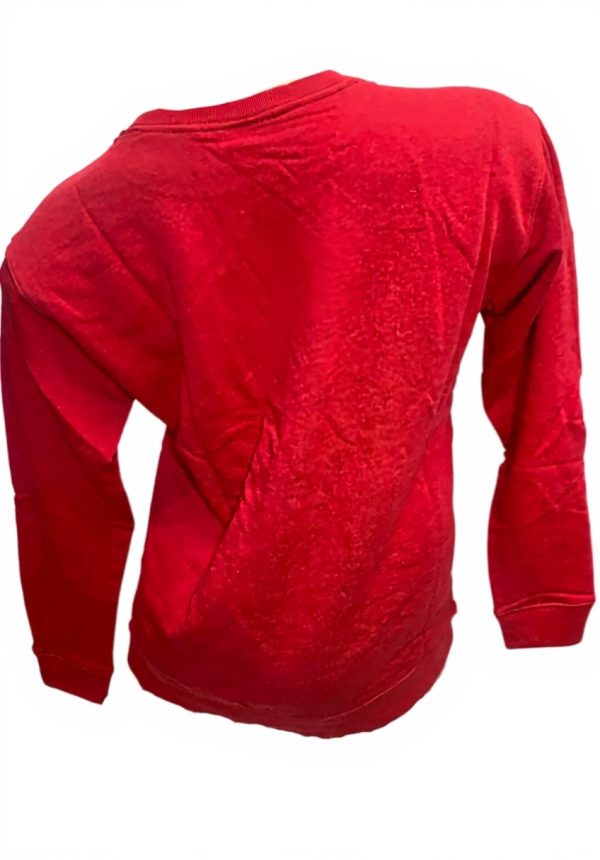 Pink Everyday Campus Lounge Sweatshirt Women Red XS