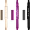 Retractable Dual End Lip Brush Queen Scepter Gold Purple-1