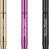 Retractable Dual End Lip Brush Queen Scepter Gold Purple-0