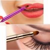 Retractable Dual End Lip Brush Queen Scepter Gold Purple-5