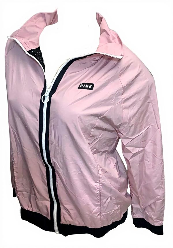 Victoria's Secret Pink Anorak Windbreaker Jacket Rose Pink