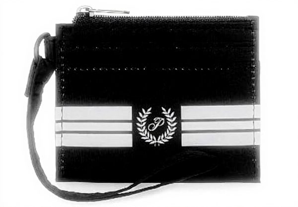 Victoria's Secret PINK Card Case Wallet Keychain Black