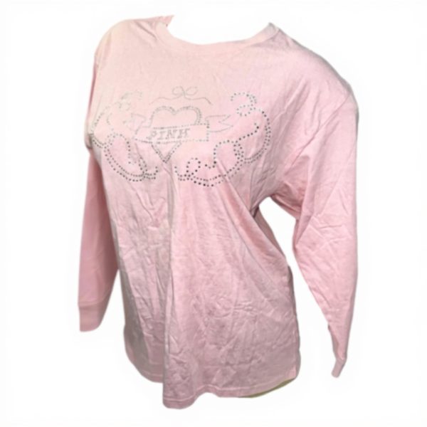Victoria's Secret Pink Cotton Long Sleeve Oversize