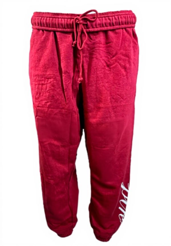 Victorias Secret Pink Fleece Ivy Sweatpants Red L Womens
