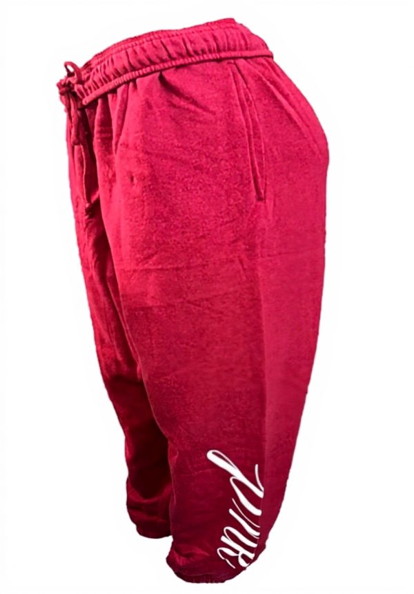 Victorias Secret Pink Fleece Ivy Sweatpants Red L Womens