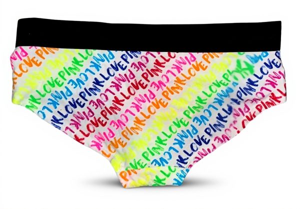 Hipster Underwear Victorias Secret Pink Multicolor Soft
