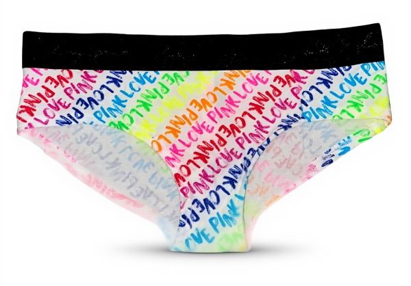 Hipster Underwear Victorias Secret Pink Multicolor Soft