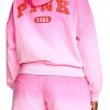Victorias Secret Pink Hoodie Tie Dye Ivy Fleece Womens