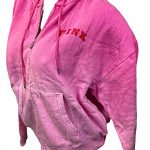 Victorias Secret Pink Hoodie Tie Dye Ivy Fleece Womens