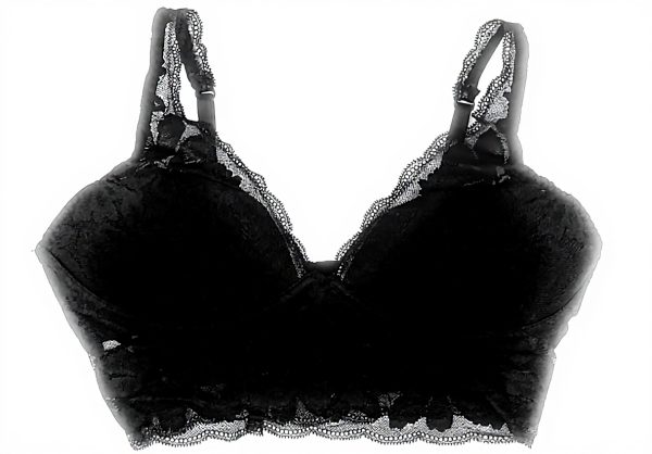 Victoria Secret Pink Lace Push Up Bralette Black M