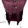Victorias Secret Pink Nylon Cargo Backpack Maroon Women