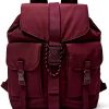 Victorias Secret Pink Nylon Cargo Backpack Maroon Women