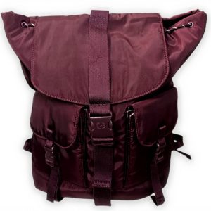 Victorias Secret Pink Nylon Cargo Backpack Maroon Women