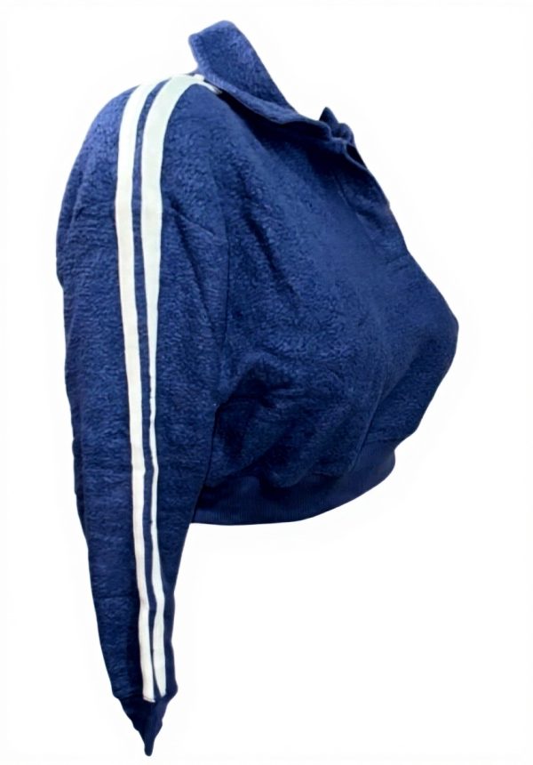 Victorias Secret Pink Reverse Fleece Cropped Polo