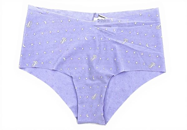 Victoria's Secret Pink Seamless No Show Cheeky Panty M Lilac