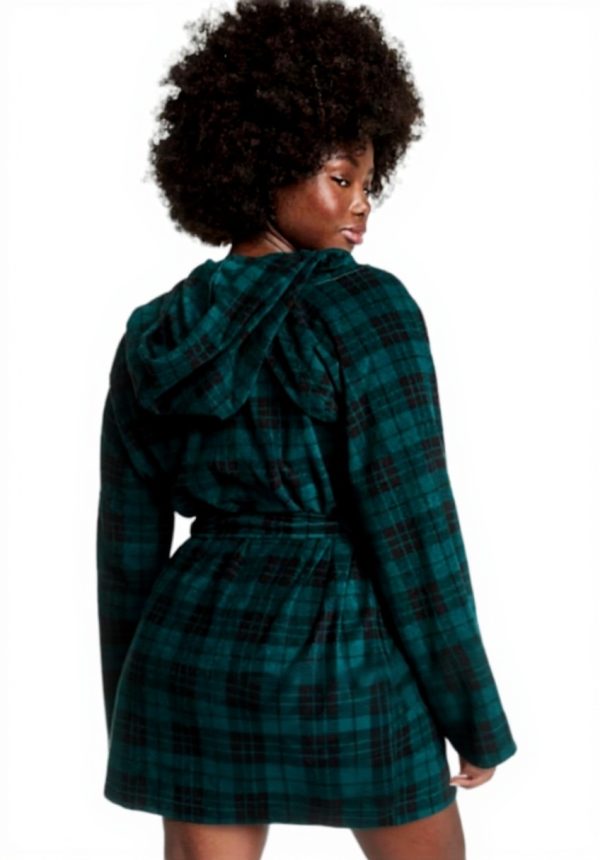 Polar Fleece Robe Victorias Secret Pink Hooded Womens