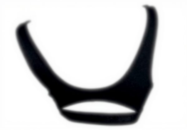 Victorias Secret Pink Sport Bra Squareneck Black Racing