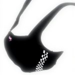 Victorias Secret Pink Sport Bra Squareneck Black Racing