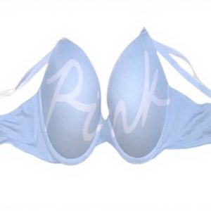 Victorias Secret Pink Push Up Bra Light Blue 36C