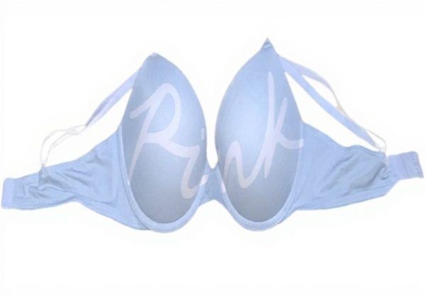 Victorias Secret Pink Push Up Bra Light Blue 36C