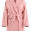 Victorias Secret Short Cozy Robe Pink Plush Comfort