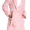Victorias Secret Short Cozy Robe Pink Plush Comfort