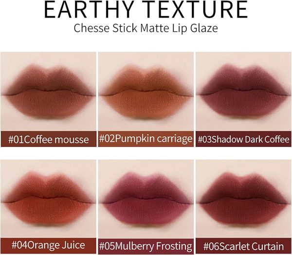 Mllkcao Womens Lipstick Hydrating Long Lasting Matte Lip-5