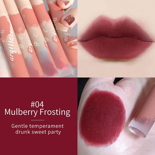 Mllkcao Womens Lipstick Hydrating Long Lasting Matte Lip-7
