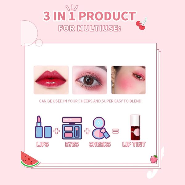 Womens Lipstick Moisturizing Lip Stain Hydrating Lip Dye-4