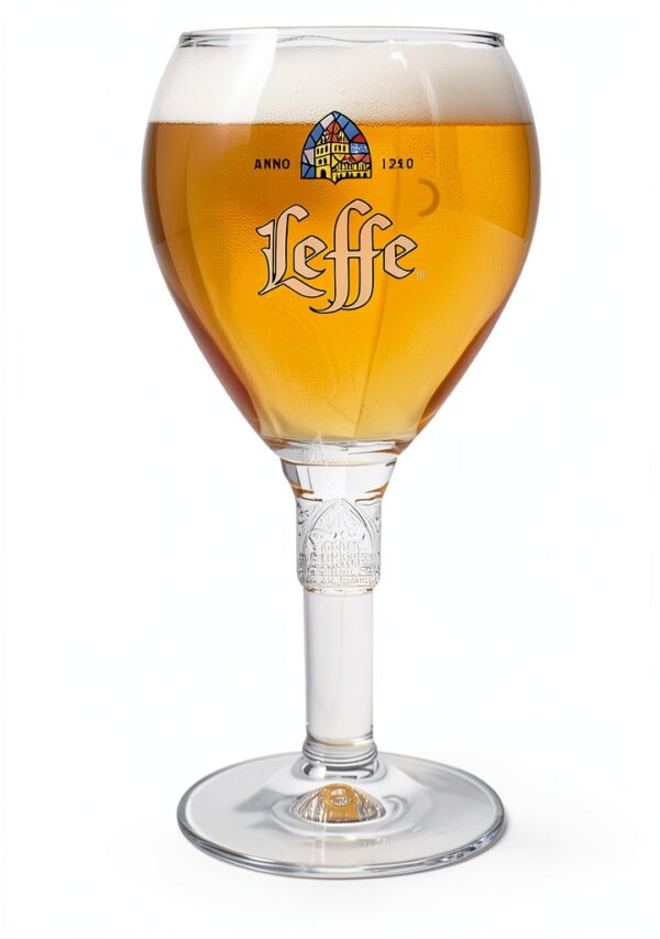 Leffe Beer Glasses Transparent Foaming Set of 2-1