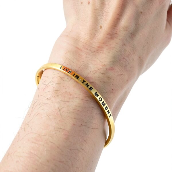 MantraBand Womens Stainless Steel Cuff Bracelet-4