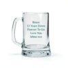 Personalised Beer Mug Say it with Glass Engraved Gift-2