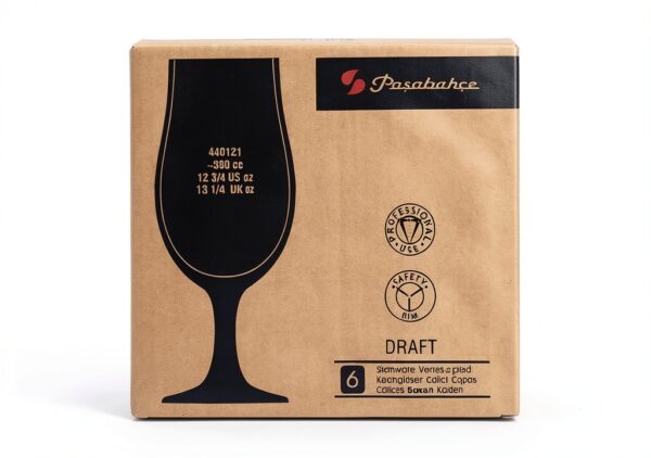 Pilsner Glasses Set of 6 Dishwasher Safe Beer Glasses-1