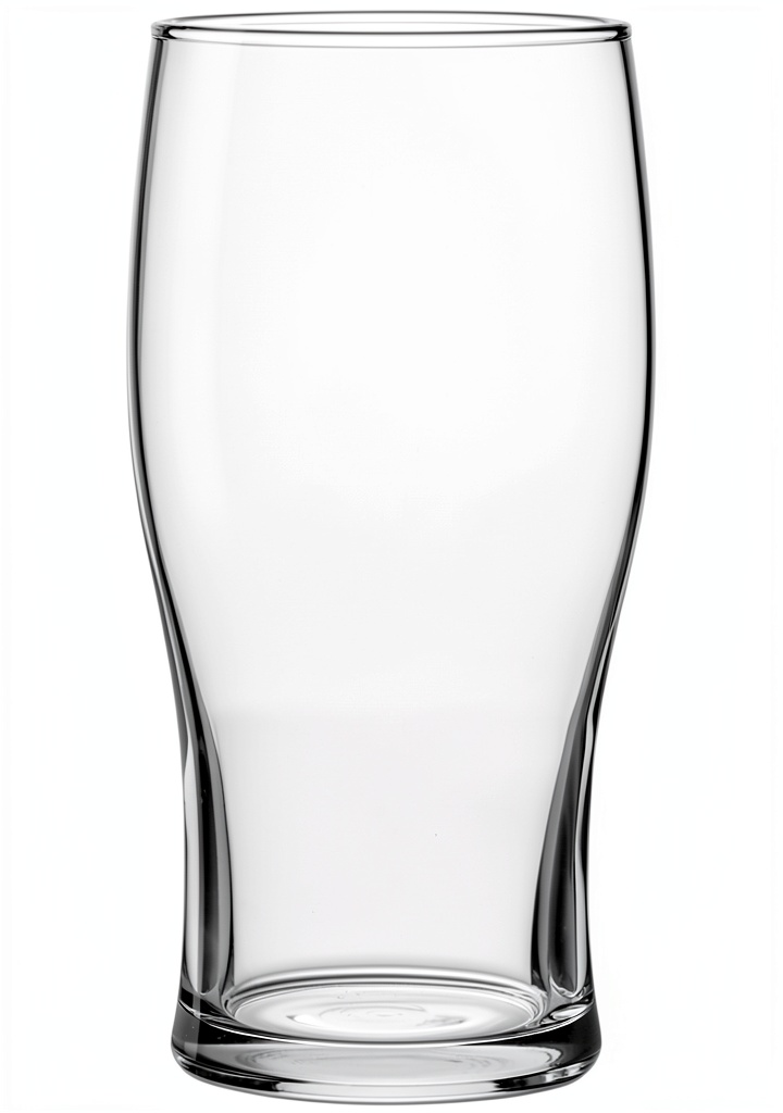 Arcoroc pint glass showcasing transparent design and sturdy build